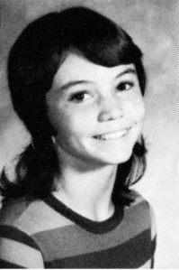 Kandi Barbour in 1973, age 14.